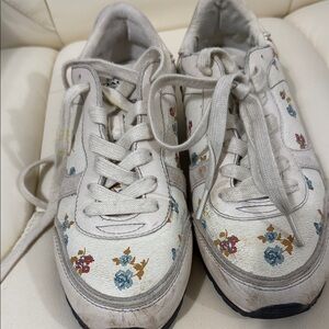 Coach White Floral Women's Sneakers